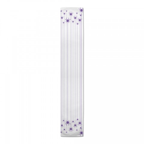 Purple Hanging Spiders 16x90 Poly Twill Table Runner