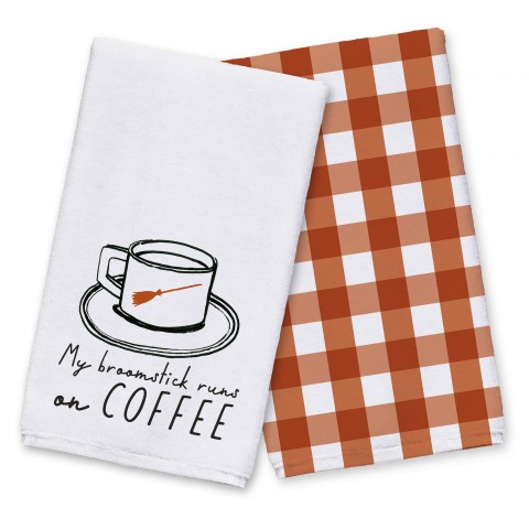 Broomstick Runs on Coffee Textiles Collection