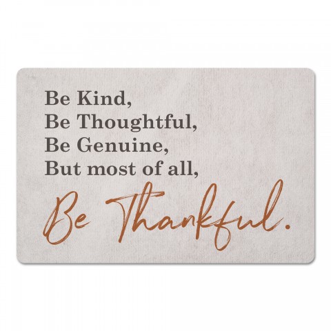 Thankful Typography 27x18 Floor Mat