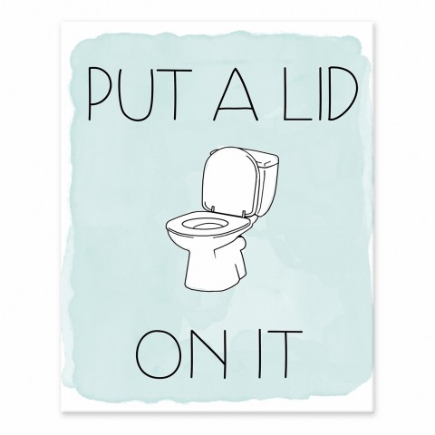 Put a Lid On It 8x10 Tabletop Canvas