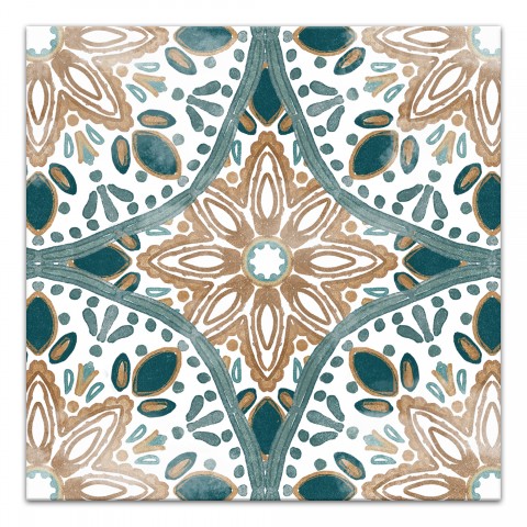 Faded Medallion 20x20 Canvas Wall Art