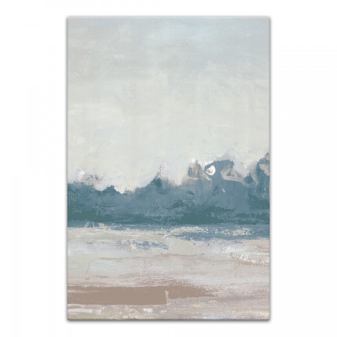 Organic Landscape Beige 20x30 Canvas Wall Art