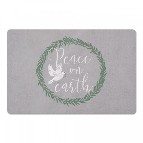 Peace on Earth 27x18 Floor Mat