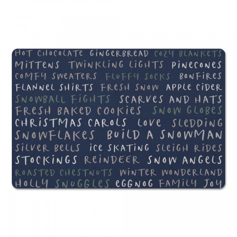 Winter Things 27x18 Floor Mat
