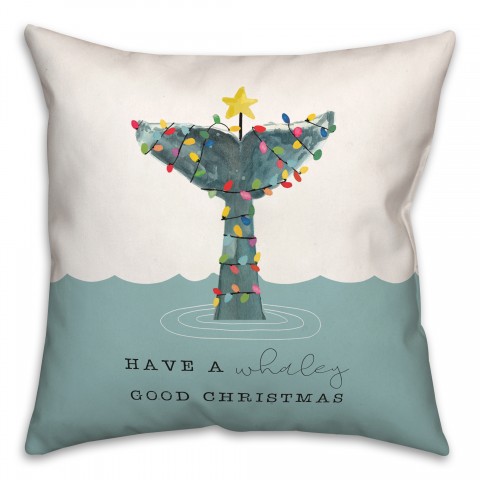 A Whaley Good Christmas 18x18 Spun Poly Pillow