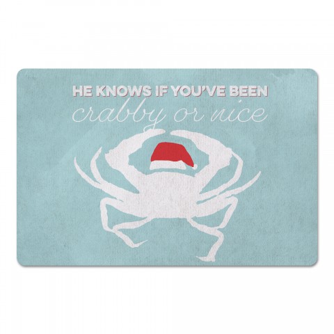 Crabby or Nice 27x18 Floor Mat