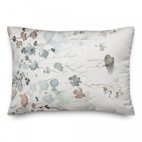 Watercolor Falling Branches 14x20 Spun Poly Pillow