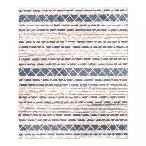 Blush Tribal Woven Pattern 50x60 Sherpa Fleece Blanket