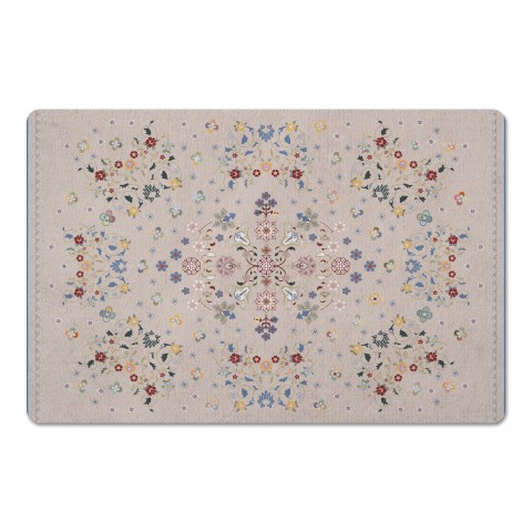 Floral Persian 27x18 Floor Mat