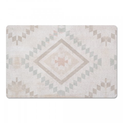 Muted Tribal Pattern 27x18 Floor Mat