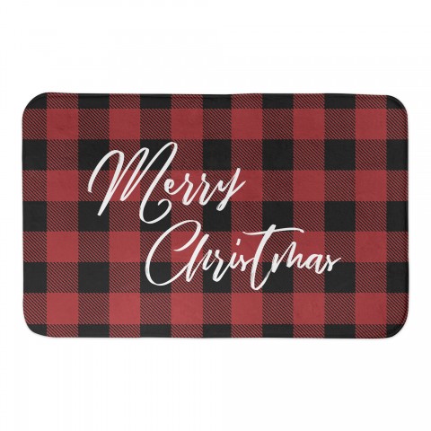Merry Christmas Script 34x21 Bath Mat