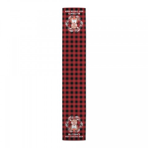 Reindeer Hot Cocoa Bar Tablecloth