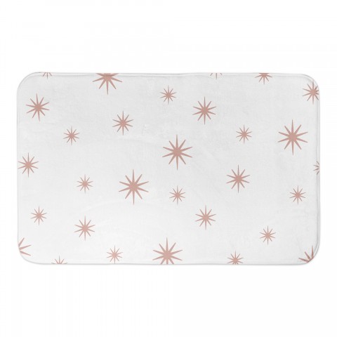 Elegant Noel Deer Stars 34x21 Bath Mat