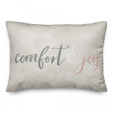 Comfort and Joy 14x20 Spun Poly Pillow