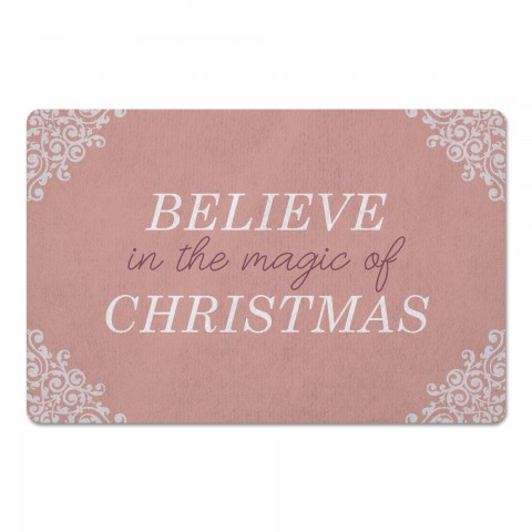 Believe in the Magic of Christmas 27x18 Floor Mat