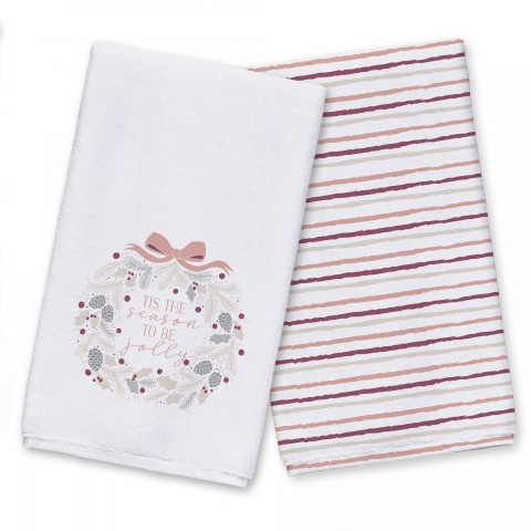 Tis the Season to be Jolly Wreath Textiles Collection