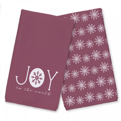 Joy to the World on Wine Textiles Collection