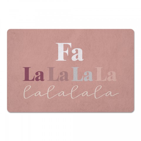 Falalala Colorful 27x18 Floor Mat