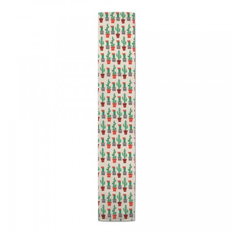 Christmas Cacti Pattern Runner