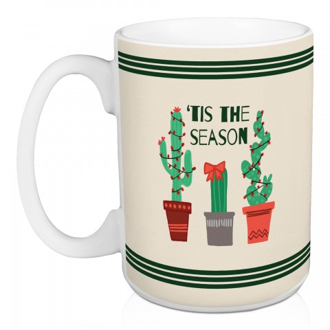 Tis the Season Cacti 15 oz Mug