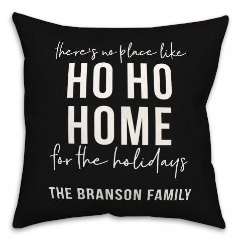 Hoho Home 18x18 Personalized Spun Poly Pillow