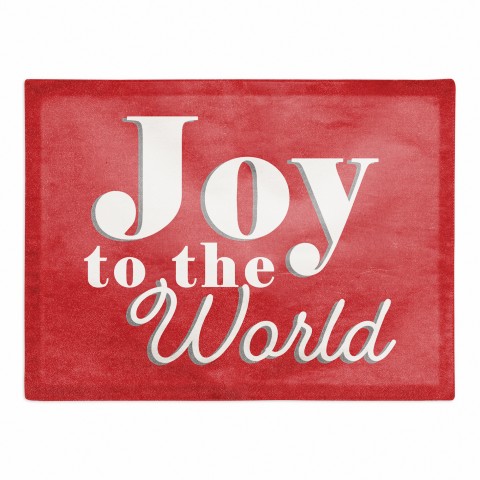 Joy to the World 18x14 Poly Twill Placemat
