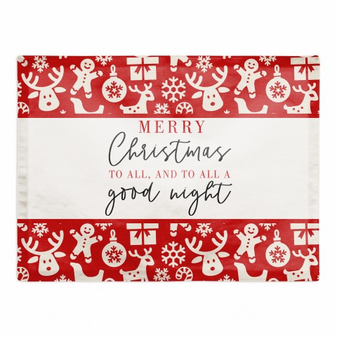 Christmas Good Night 18x14 Poly Twill Placemat