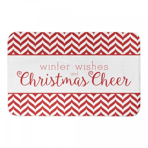 Christmas Cheer 34x21 Bath Mat