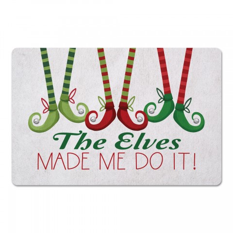 Elves Made Me Do It 27x18 Floor Mat