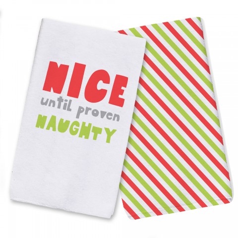 Nice Until Proven Naughty Textiles Collection