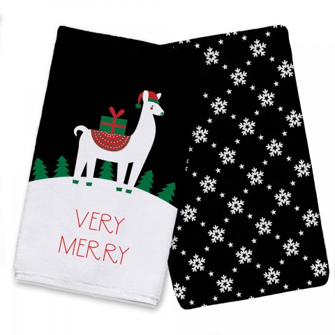 Merry Llama Christmas Textiles Collection
