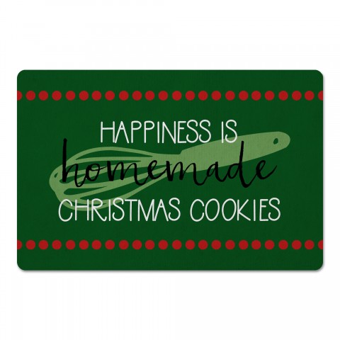 Homemade Christmas Cookies 27x18 Floor Mat