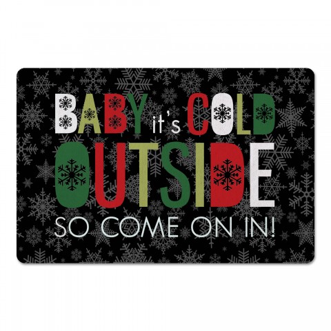 Baby It's Cold Outside 27x18 Floor Mat