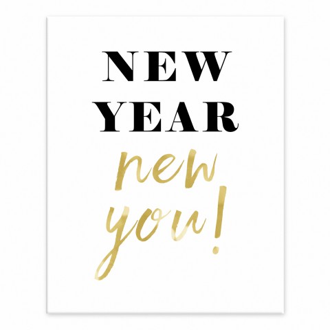 New Year New You 8x10 Tabletop Canvas