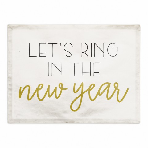Ring in the New Year 18x14 Poly Twill Placemat