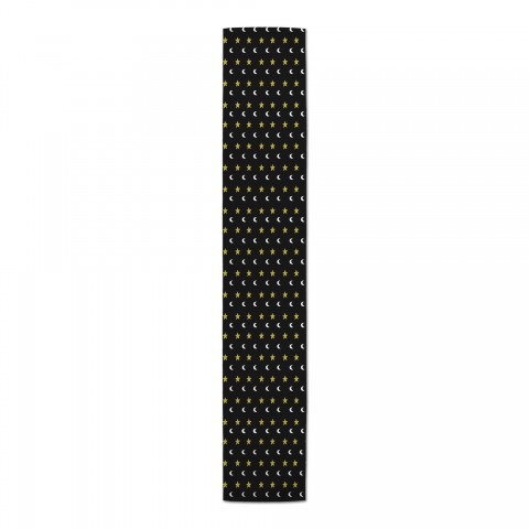 Gold and White Moon and Stars Runner