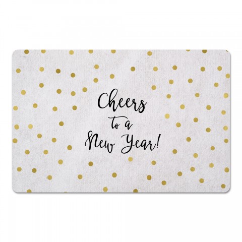 Cheers to a New Year 27x18 Floor Mat