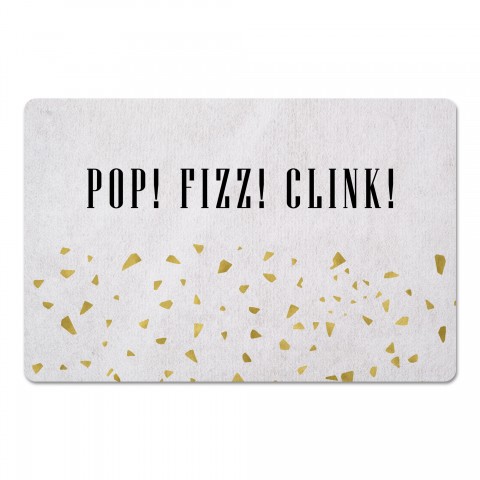 Pop Fizz Clink 27x18 Floor Mat