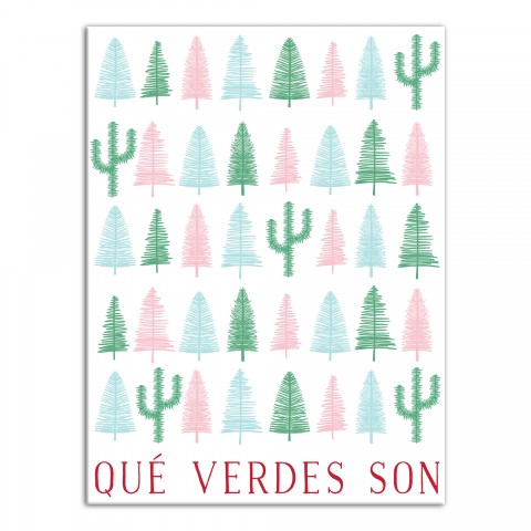 Que' Verdes Son 24x18 Canvas Wall Art