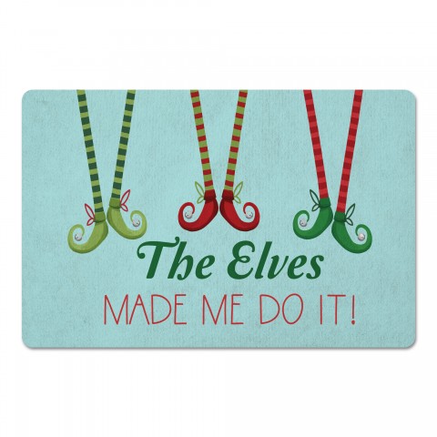 The Elves Made Me Do It 27x18 Floor Mat