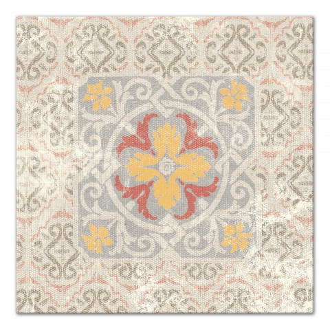 Square Medallion 16x16 Canvas Wall Art