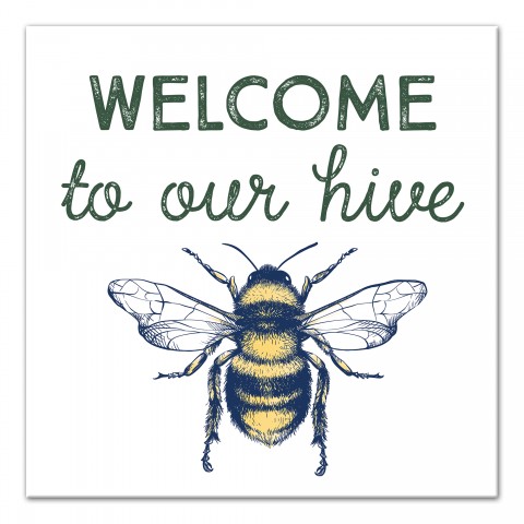 Welcome to our Hive 16x16 Canvas Wall Art