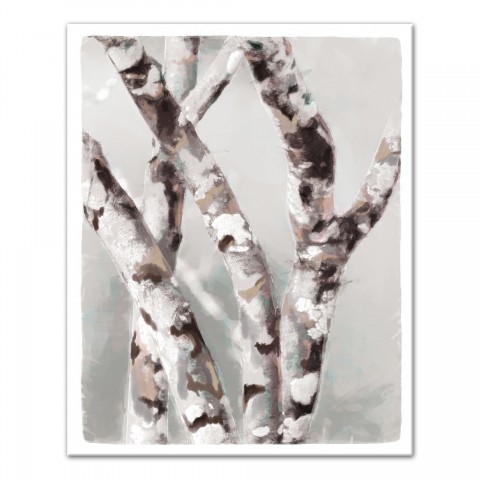 Birch Trees 16x20 Canvas Wall Art