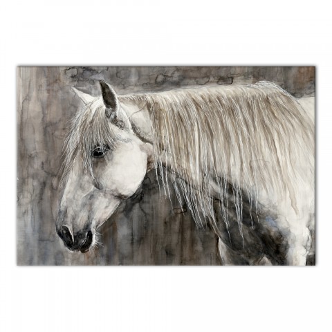 Handpainted Horse 24x16 Canvas Wall Art