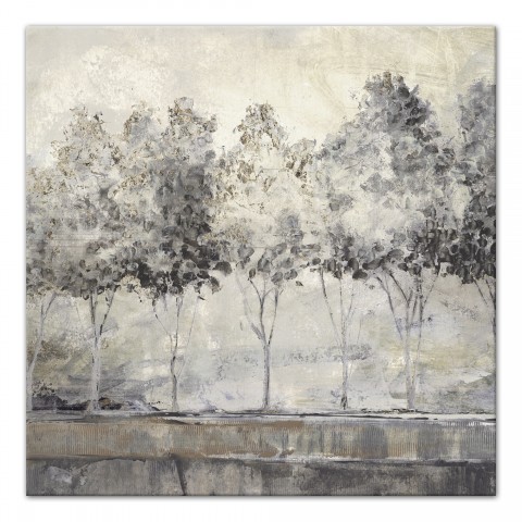 Gray Trees 20x20 Canvas Wall Art