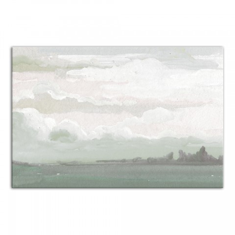 Watercolor Landscape 30x20 Canvas Wall Art