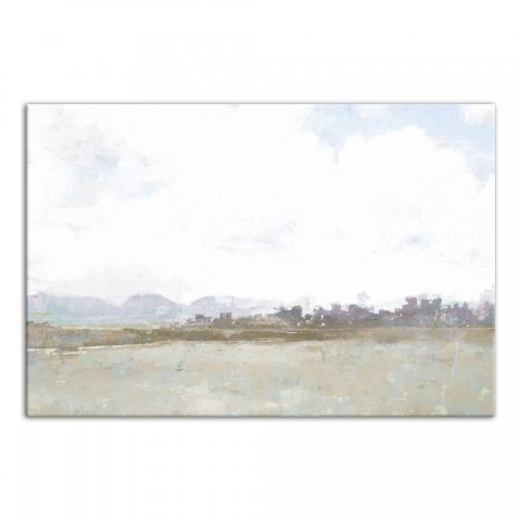 Soft Landscape with Clouds 30x20 Canvas Wall Art