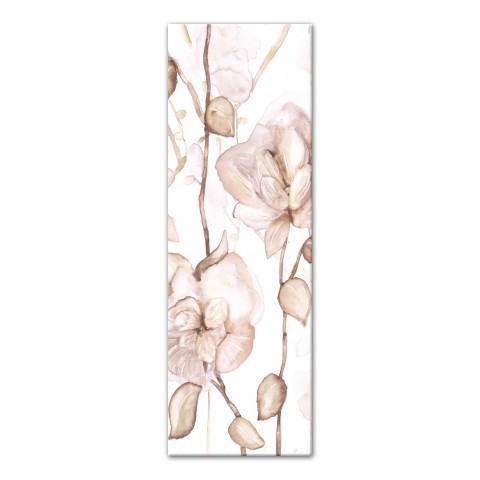Watercolor Vines 12x36 Canvas Wall Art