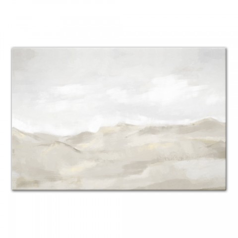 Neutral Abstract 48x32 Canvas Wall Art