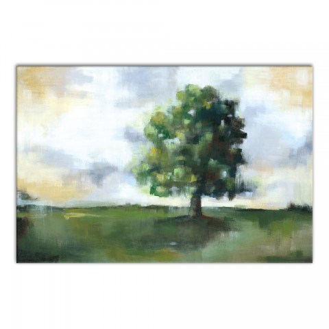 Painted Tree 48x32 Canvas Wall Art